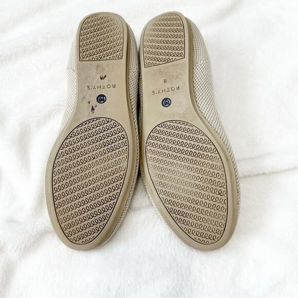 Rothy’s the loafer linen double stitch knit fabric slip on shoes size 8 - Picture 5 of 7